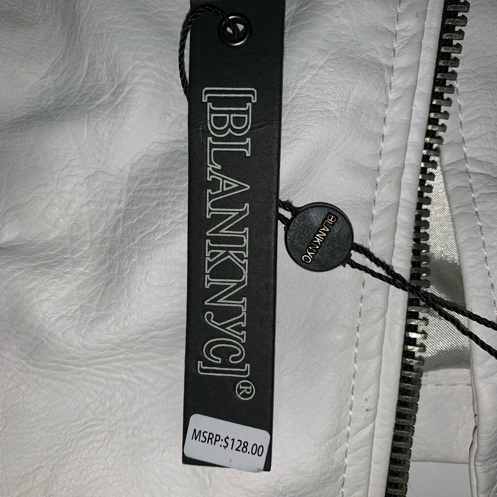 Leather jacket off white - Picture 4 of 8